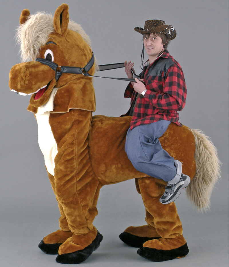 Mascotte Cheval Cowboy