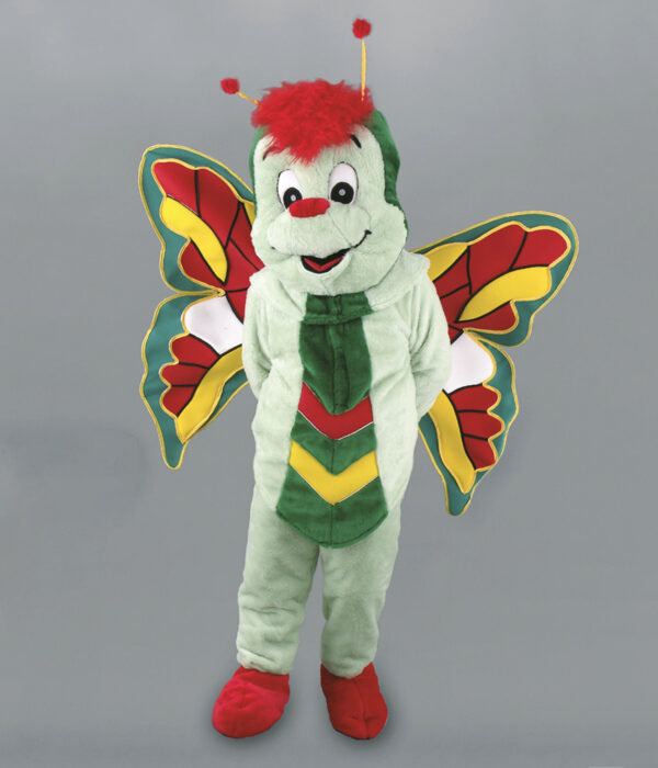 Papillon Coloré vert