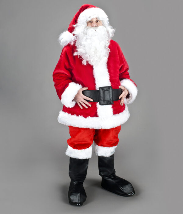 Costume Père Noël Veste Mi-longue